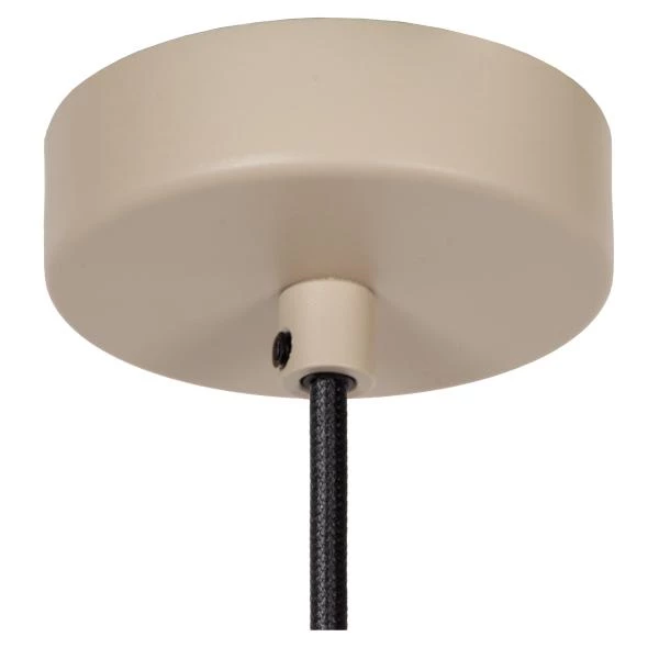 Lucide EVORA - Pendant light - Ø 10 cm - 1xGU10 - Taupe - detail 3